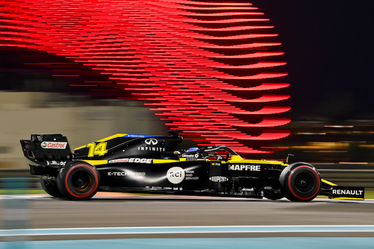 Fernando Alonso ist in Abu Dhabi der schnellste Mann