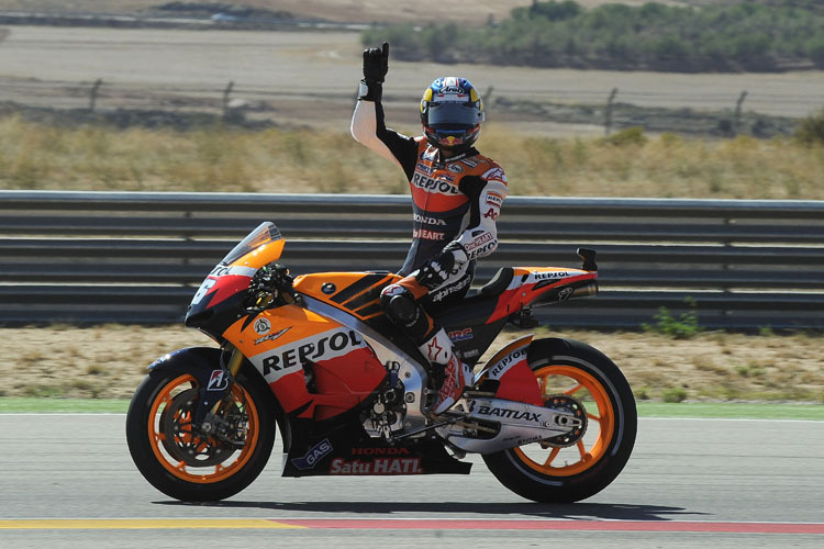 Dani Pedrosa gewann in Aragón