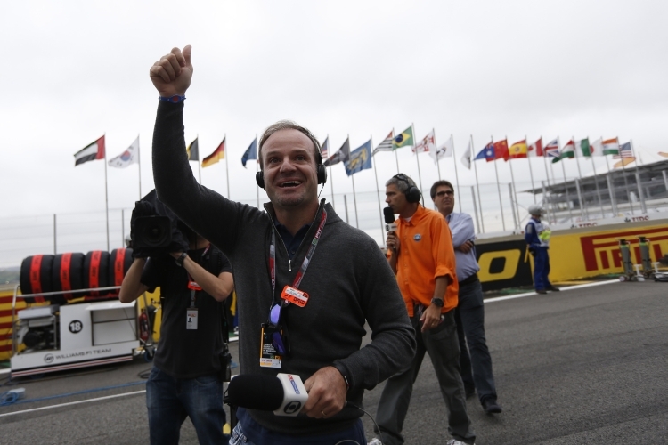 Rubens Barrichello beim Formel-1-Saisonfinale in Interlagos