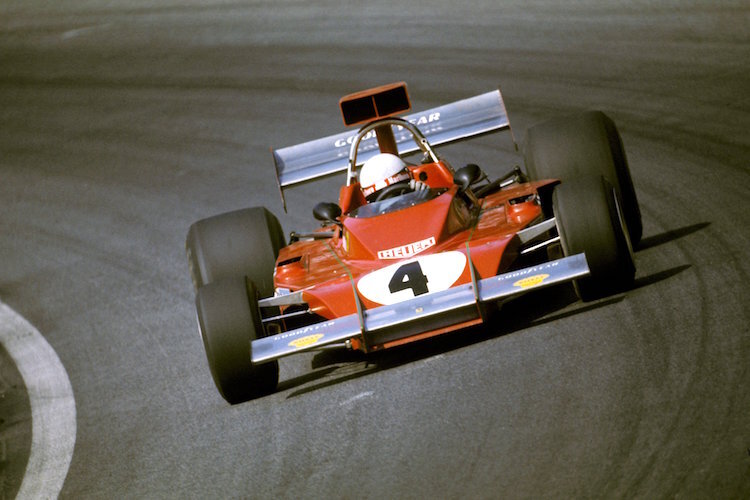 Arturo Merzario 1973 im Ferrari