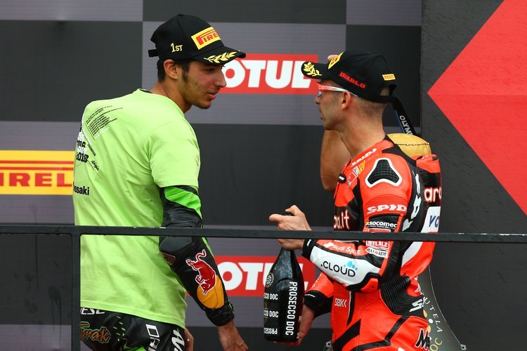 Toprak Razgatlioglu und Marco Melandri standen bereits zusammen auf dem Superbike-Podium