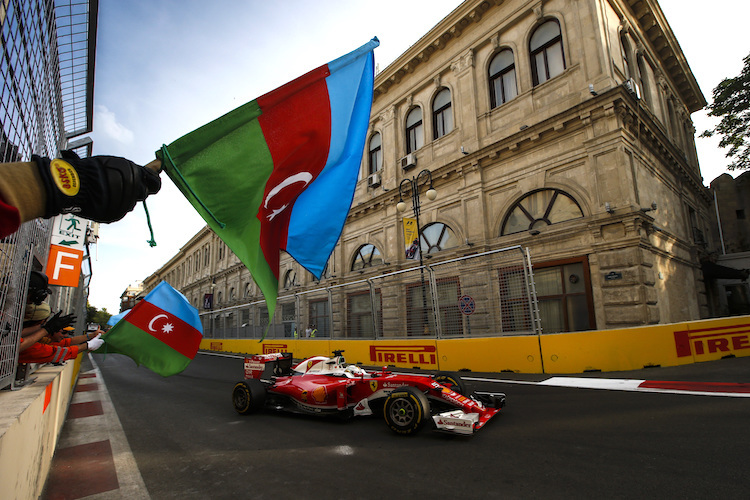 Sebastian Vettel 2017 in Baku