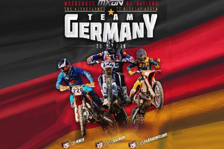 Das Team Germany für das MXoN 2019 in Assen