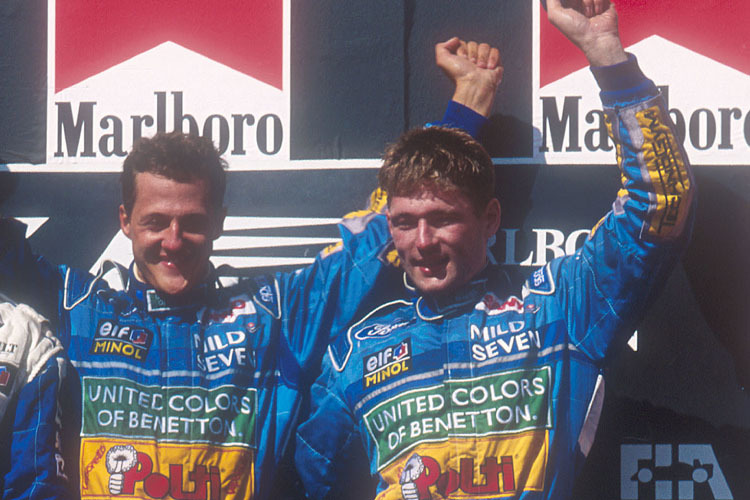 Michael Schumacher und Jos Verstappen