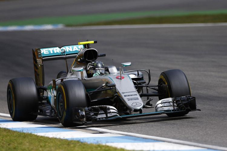 Nico Rosberg darf sich über die Hockenheim-Pole freuen