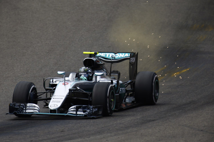 Nico Rosberg sicherte sich den Sieg im Belgien-GP