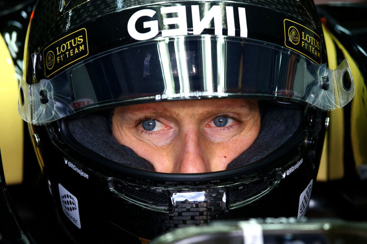 Romain Grosjean hofft 2015 darauf, unter die ersten Drei zu fahren