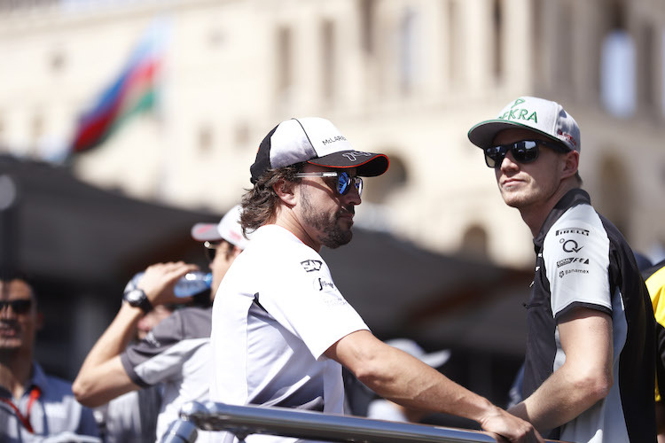 Fernando Alonso und Nico Hülkenberg