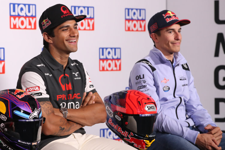 Jorge Martin (li.) und Marc Marquez