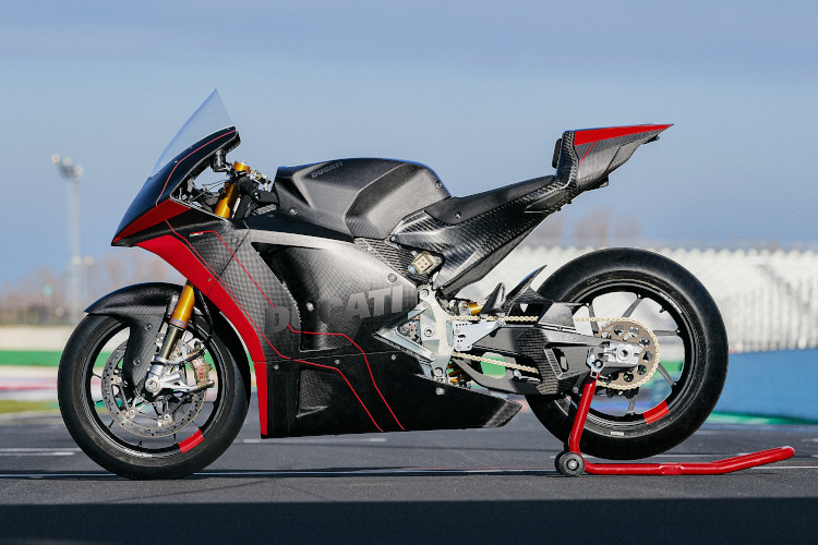 Le prototype de la MotoE Ducati s'appelle V21L