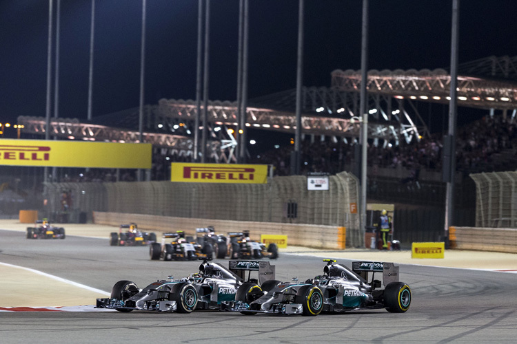Lewis Hamilton gegen Nico Rosberg, so wird das weitergehen