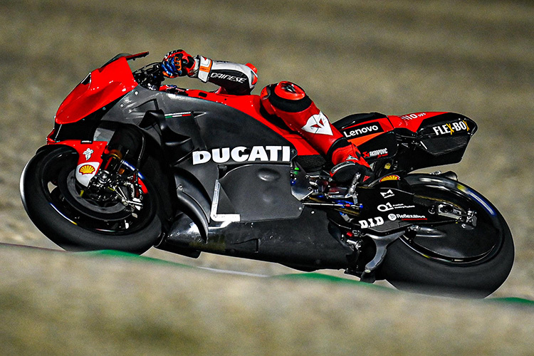 Jack Miller auf der Factory-Ducati in Doha: Bestzeit beim Test