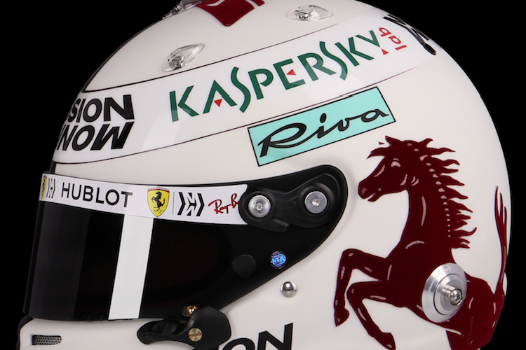 Der neue Helm von Sebastian Vettel