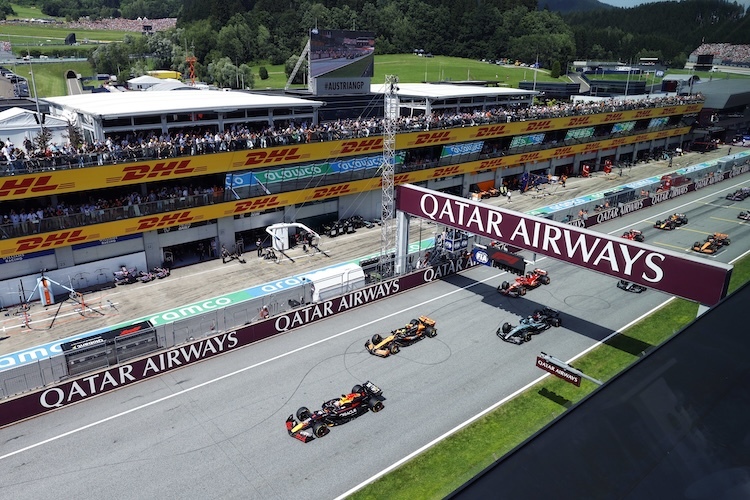 Start zum Grand Prix von Österreich