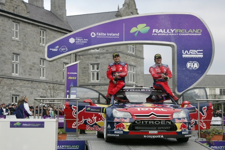 Loeb gewann 2009 die Rallye Irland