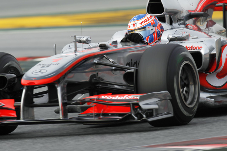 Button kommt immer besser im McLaren zurecht.