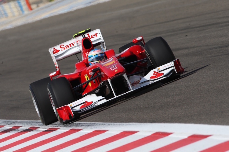 Fernando Alonso in Bahrain 2010