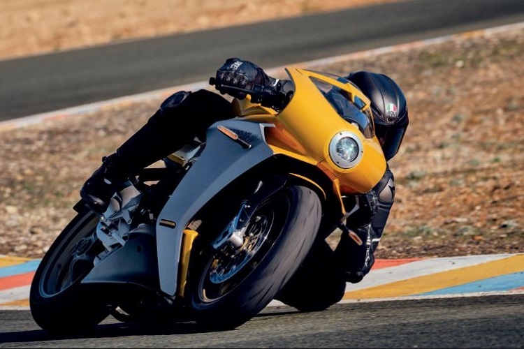 MV Agusta Sperveloce 800: Gelb steht diesem Motorrad ausgezeichnet