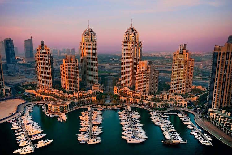 Die Dubai Marina