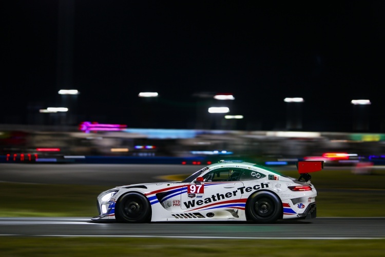 Der Mercedes-AMG GT3 von WeatherTech Racing in Daytona