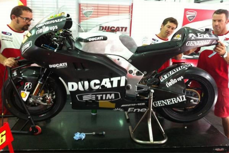 Die Ducati GP12.