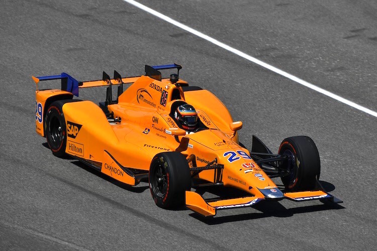 Fernando Alonso 2017 im IndyCar-Renner