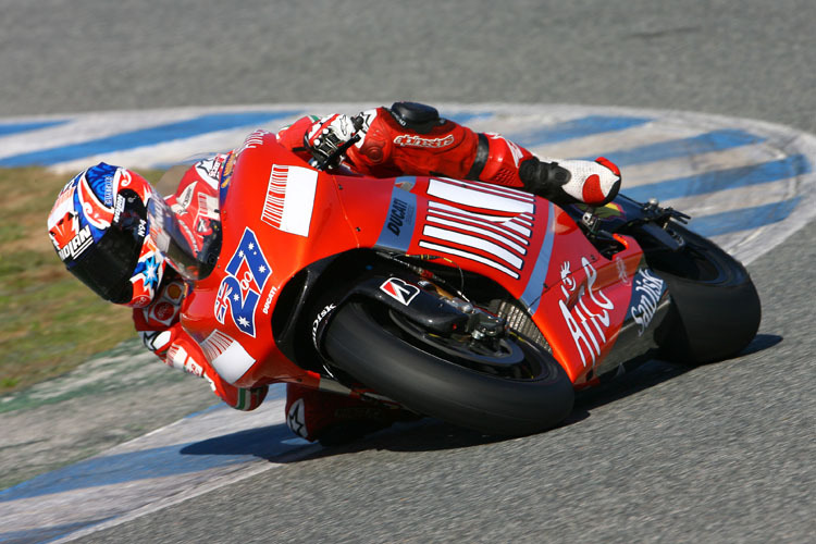 Stoner 2007 auf Ducati: Triumph in der Weltmeisterschaft