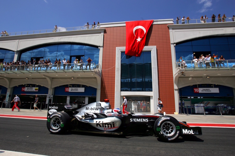 Kimi Räikkönen 2005 in der Türkei