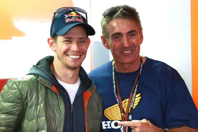 2014 beim Australien-GP: Casey Stoner und Mick Doohan