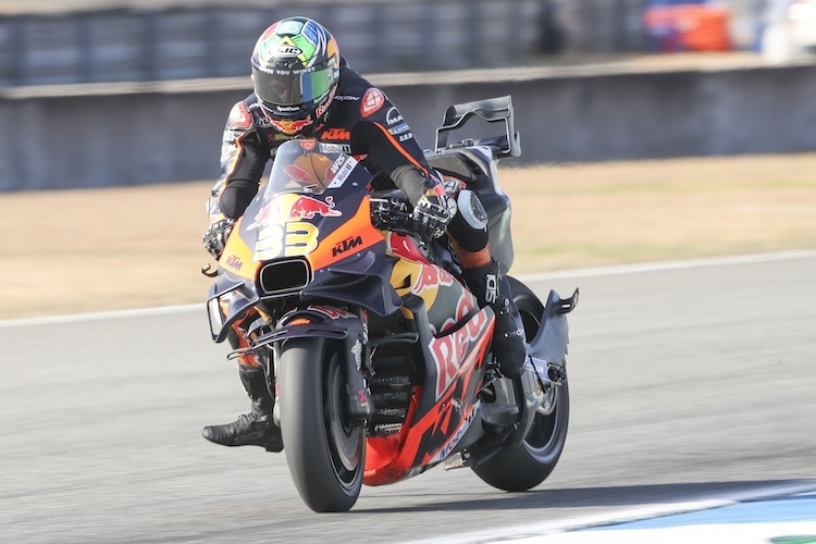 Brad Binder pour 83 tours lors de la première journée d'essais