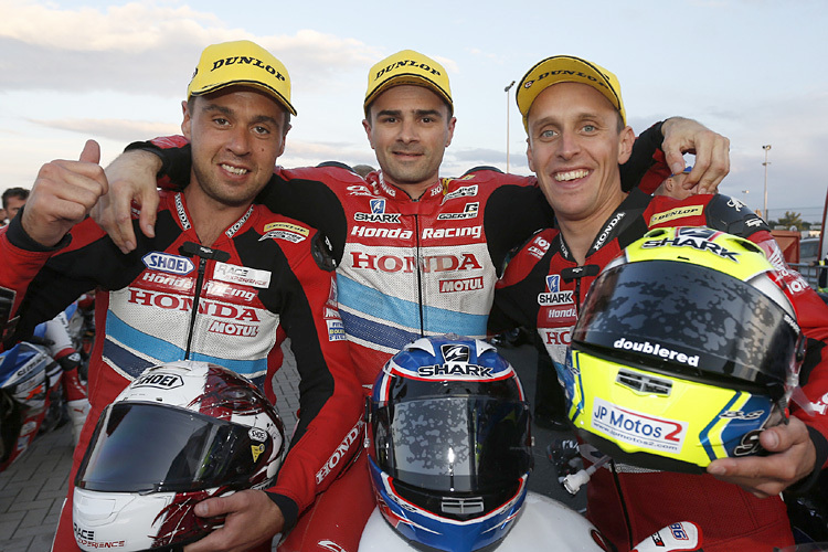 Gimbert, Da Costa und F. Foray bilden für Honda das Endurance-Team