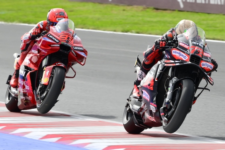 Zuletzt forderte Aprilia-Ass Marco Bezzecchi Marc Marquez alles ab