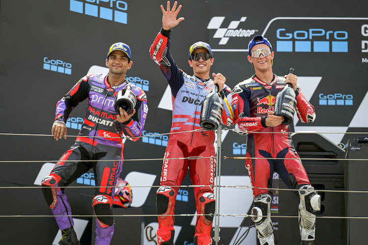 Jorge Martin, Marc Márquez, Pedro Acosta