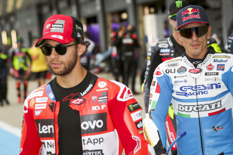 Enea Bastianini und Marc Márquez