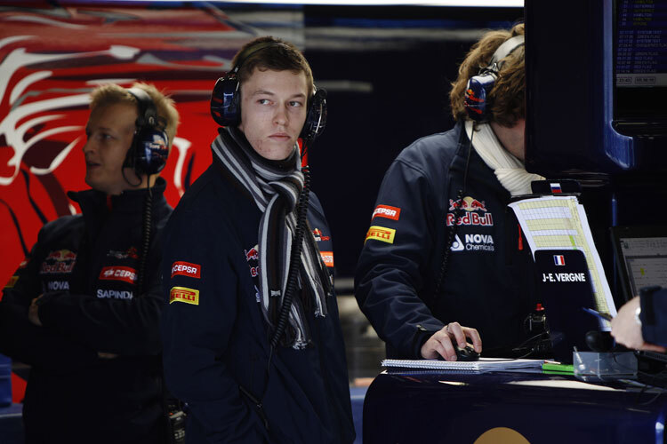 Daniil Kvyat muss auf sein Debüt als Toro-Rosso-Pilot noch warten