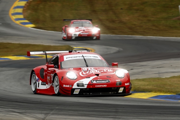 Die beiden Porsche 911 RSR holten alle Titel in der GTLM-Klasse