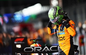 Bittere Pille in Las Vegas: WM-Leader Lando Norris wurde wie sein McLaren-Teamkollege Oscar Piastri disqualifiziert)