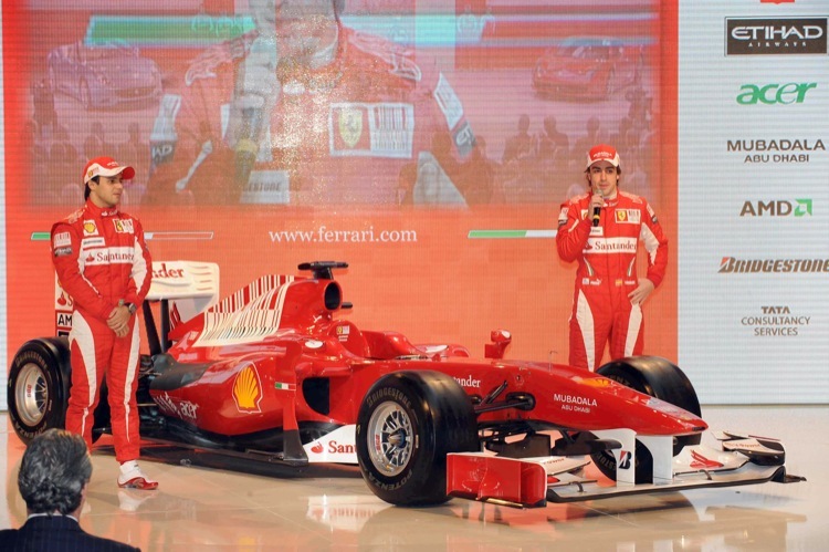 Massa und Alonso mit dem F10