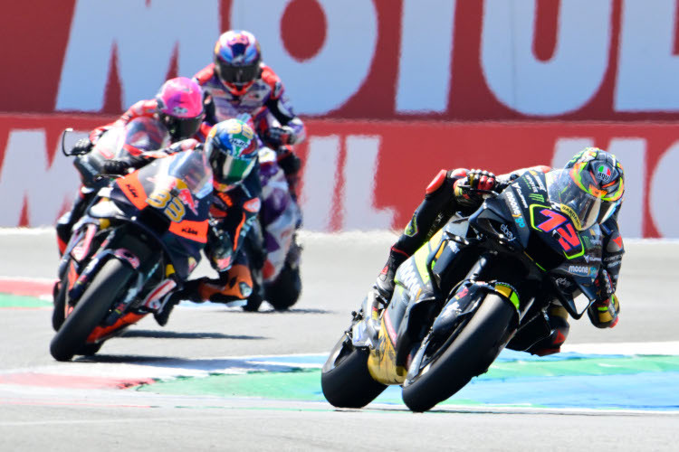 Marco Bezzecchi kam vor Brad Binder, Aleix Espargaró und Jorge Martin ins Ziel