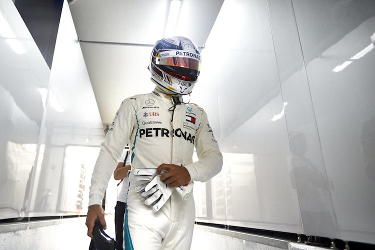 Lewis Hamilton freute sich über seinen frischen Motor
