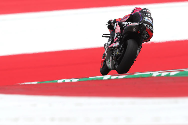 Aleix Espargaró war am Freitag auf dem Red Bull Ring von der Performance seiner Aprilia überrascht