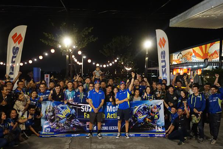 Suzuki Thailand machte die Fans heiß für das Premierenrennen