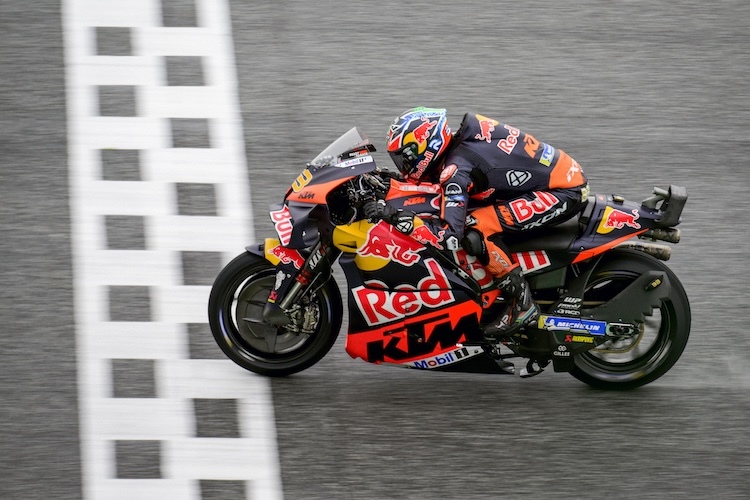 Le pilote d'usine KTM a franchi la ligne d'arrivée à la sixième place