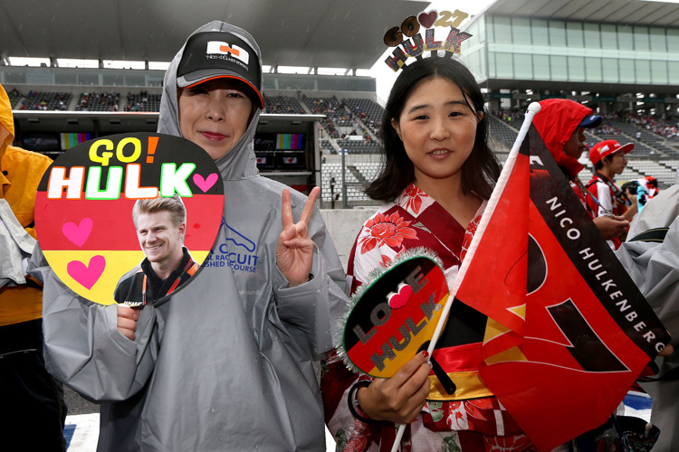 Nico Hülkenberg hat in Japan viele Fans