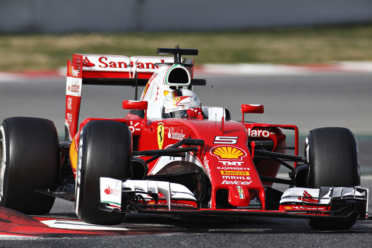 Bestzeit für Sebastian Vettel im neuen Ferrari