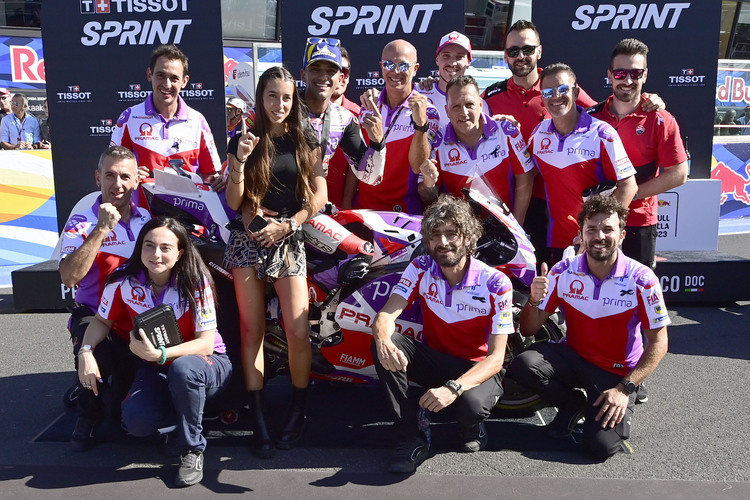 Jorge Martin und sein Team in Misano