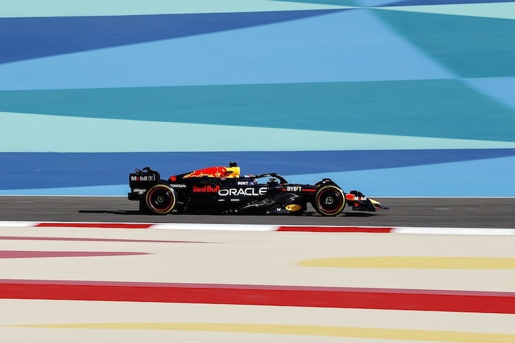 Drittschnellster: Max Verstappen im Auto von Red Bull Racing
