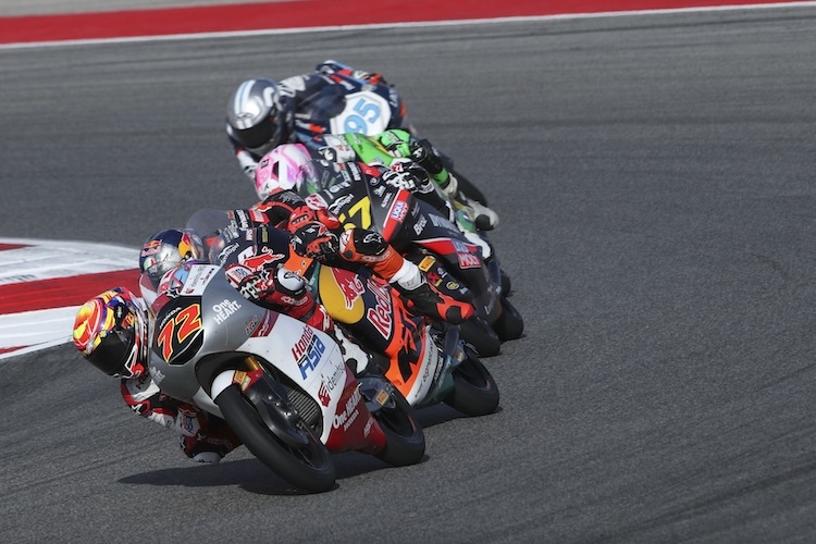 Beim Moto3-Abschiedsrennen kämpfte der Japaner um den Sieg