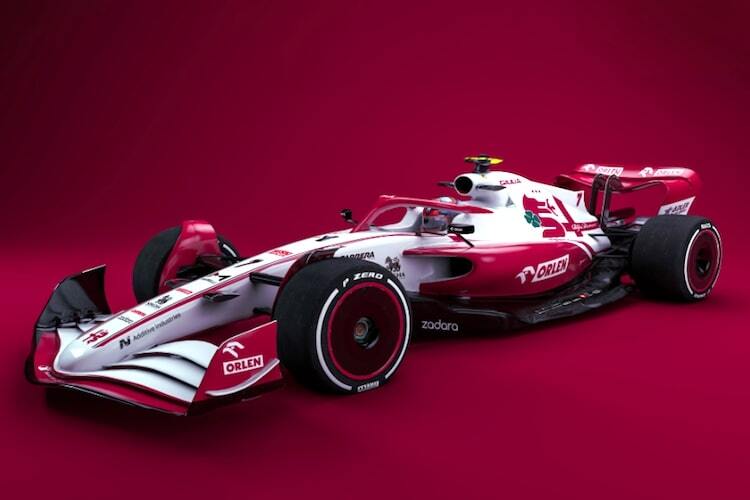 Autos 2022 in heutiger Lackierung, Ferrari kneift / Formel 1