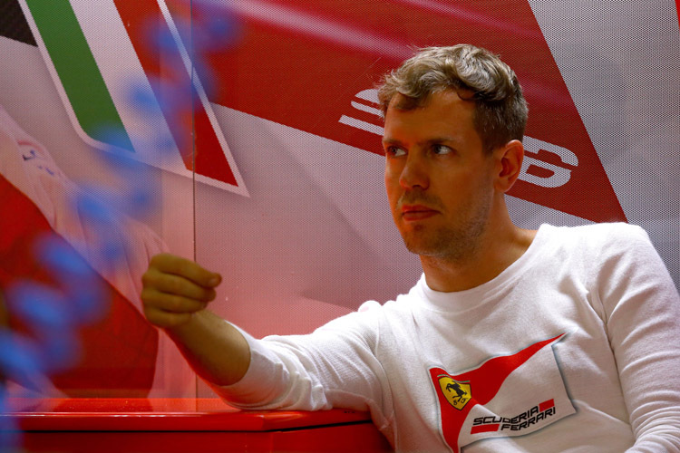 Sebastian Vettel: «Ich dachte, es passt und bin dann aufs Gas, aber es hat nicht gepasst und ich hätte mich fast von der Strecke gedreht»